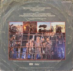 Tina Turner – We Don't Need Another Hero (Thunderdome) 45'lik