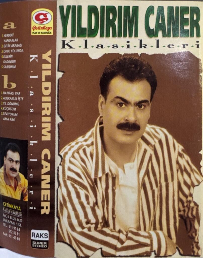 DİKKAT KASET! Yıldırım Caner - Klasikleri DİKKAT KASET!