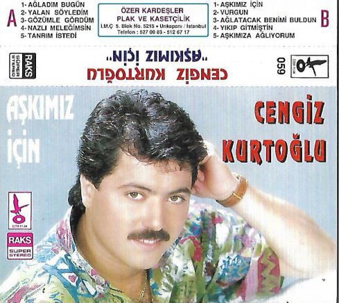 DİKKAT KASET !!! Cengiz Kurtoğlu – Aşkımız İçin Kaset