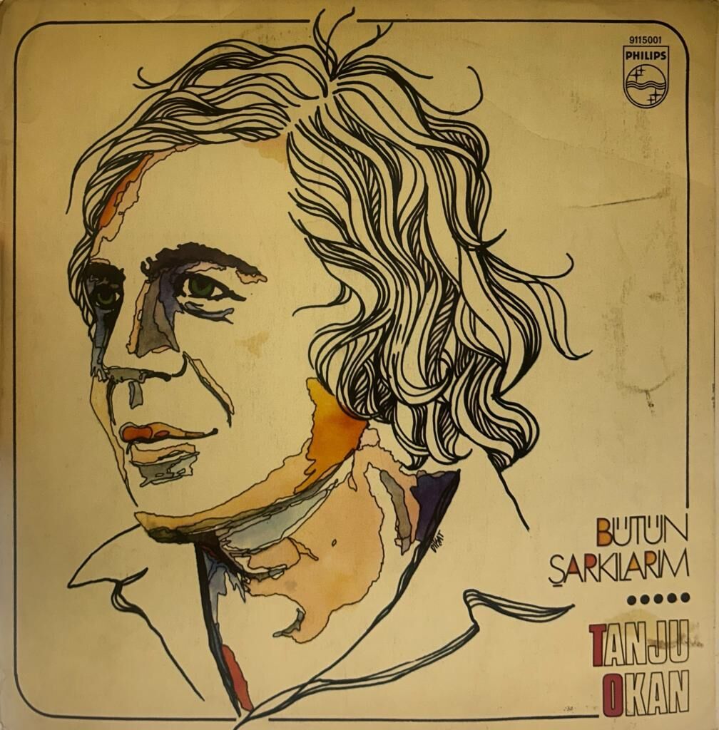 Tanju Okan ‎– Bütün Şarkılarım 1975 BASKI LP