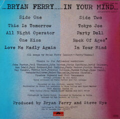 Bryan Ferry – In Your Mind