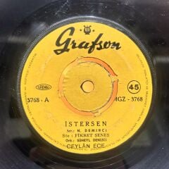 Ceylan Ece ‎– İstersen / Beyaz Güller 45LİK