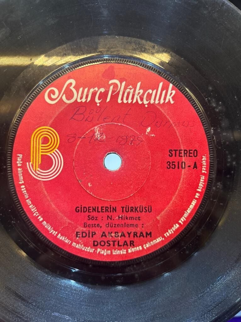 Edip Akbayram, Dostlar ‎– Gidenlerin Türküsü / Eşkiya Dünyaya Hükümdar Olmaz 1979 BASKI 45LİK
