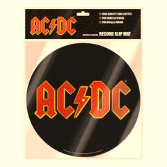 AC / DC KIRMIZI BASKILI PİKAP KEÇESİ SLIP MAT