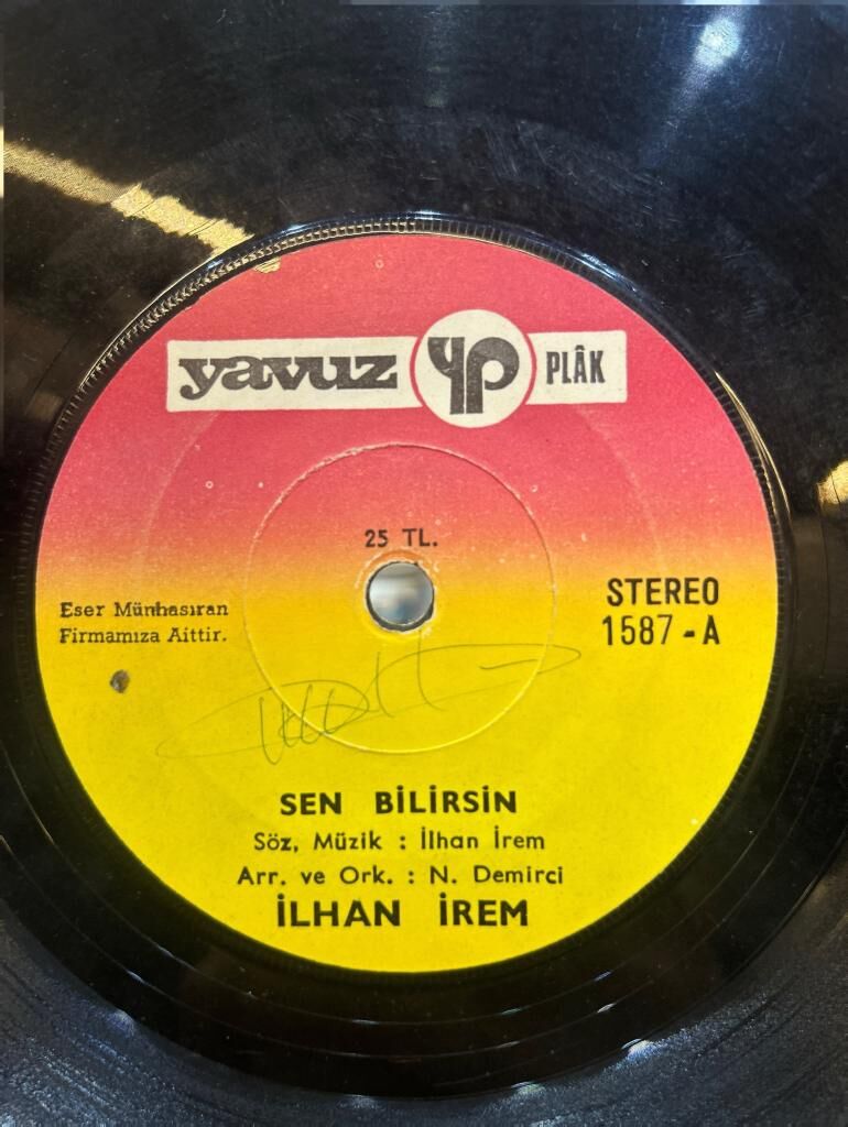 İlhan İrem – Sen Bilirsin / Ayrılık Akşamı(Konuşamıyorum) 1978 BASKI 45LİK