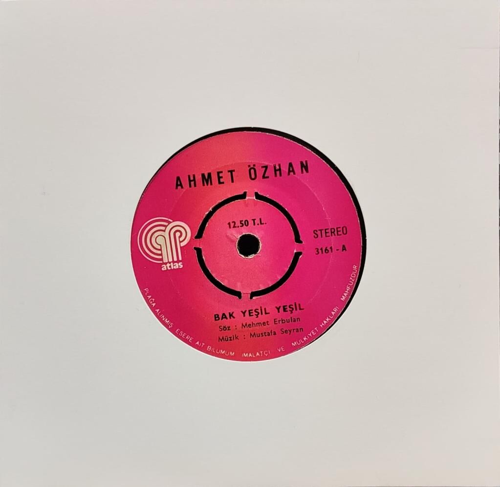 Ahmet Özhan – Bak Yeşil Yeşil / İçimde Kim Vardır Bir Bilebilsen 45'lik