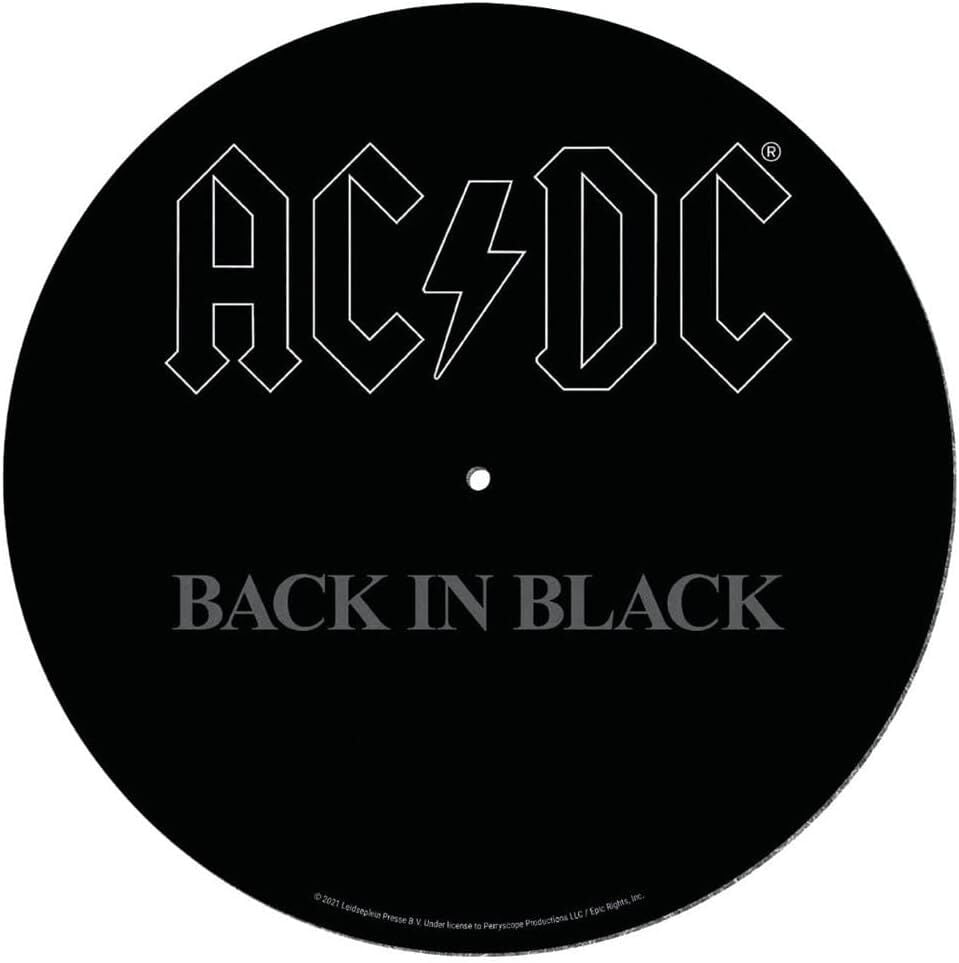 AC / DC BACK IN BLACK PİKAP KEÇESİ SLIP MAT
