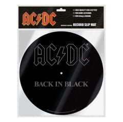 AC / DC BACK IN BLACK PİKAP KEÇESİ SLIP MAT