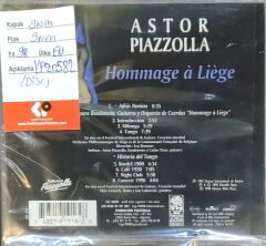 DİKKAT CD !!! Astor Piazzolla – Hommage à Liege CD