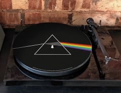 PINK FLOYD DARK SIDE OF THE MOON PİKAP KEÇESİ SLIP MAT