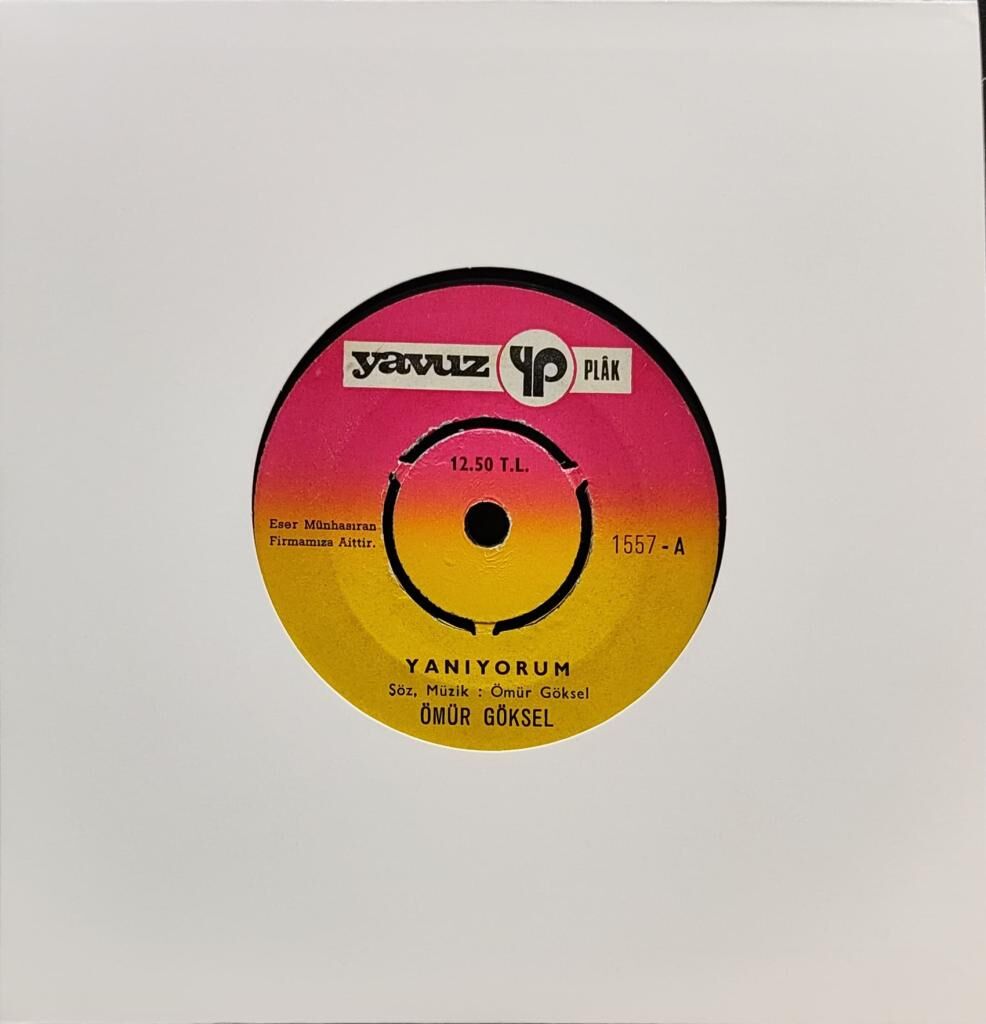 Ömür Göksel – Yanıyorum / Gözlerim Yolda 45'lik