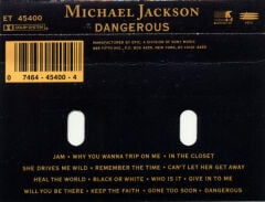 DİKKAT KASET !!! Michael Jackson – Dangerous Kaset