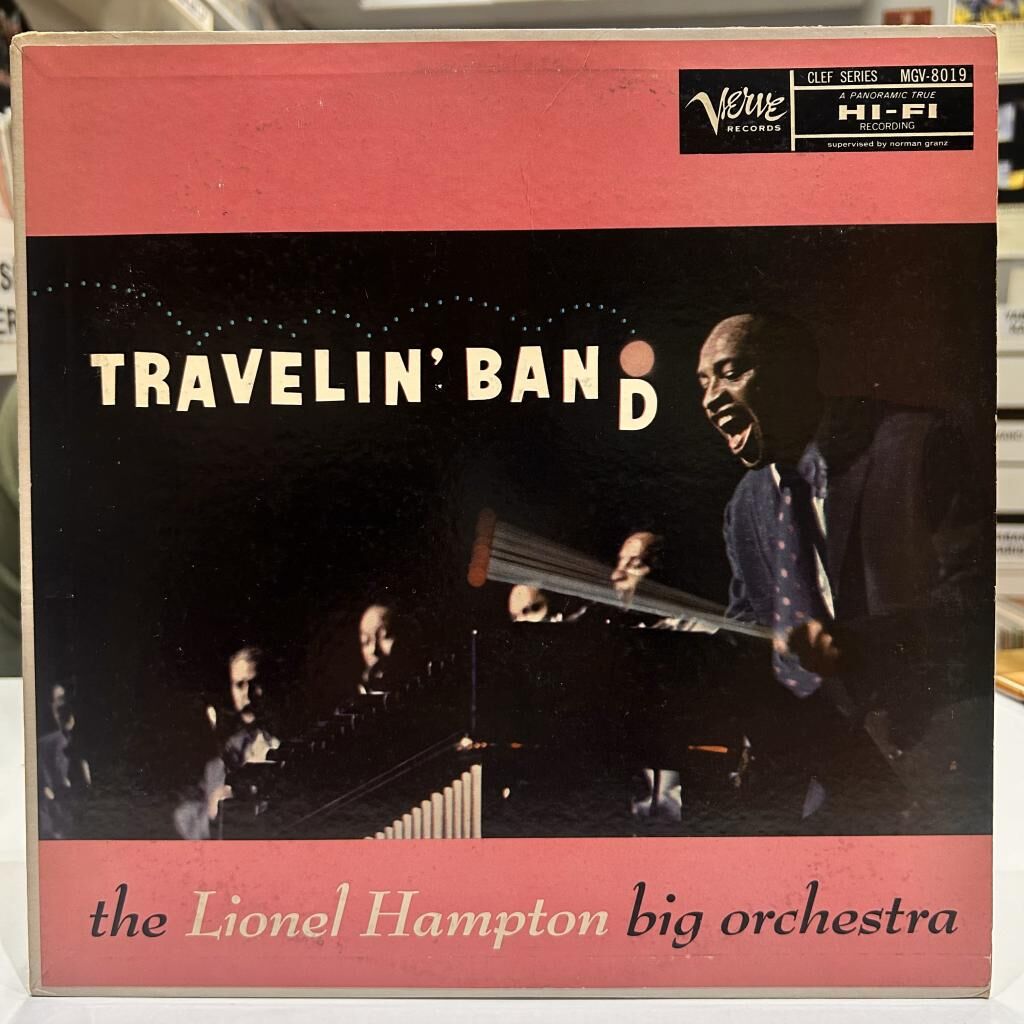 The Lionel Hampton Big Orchestra ‎– Travelin' Band  1957 AMERİKA BASKI LP