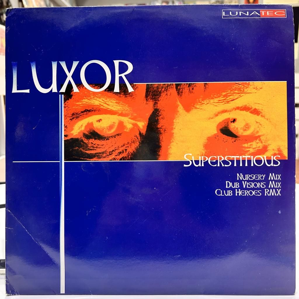 Luxor ‎– Superstitious 1994 BASKI MAXI SINGLE PLAK