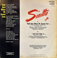 Sinitta – Right Back Where We Started From