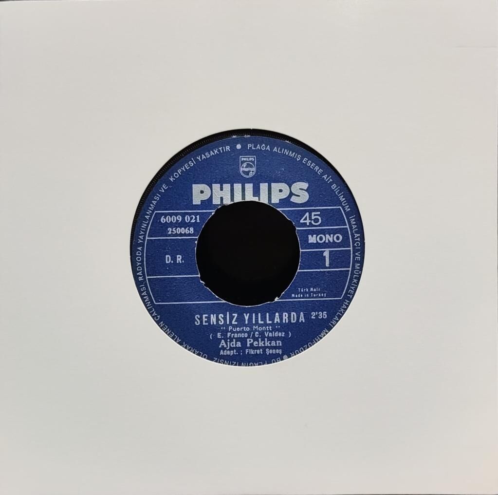 .Ajda Pekkan – Sensiz Yıllarda / Olmadı Gitti 45'lik