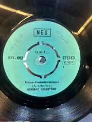 Adriano Celentano ‎– Prisencolinensinainciusol / Tutti Frutti 1977 BASKI 45LİK