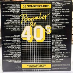Remember The 40's - 32 GOLDEN OLDIES LP