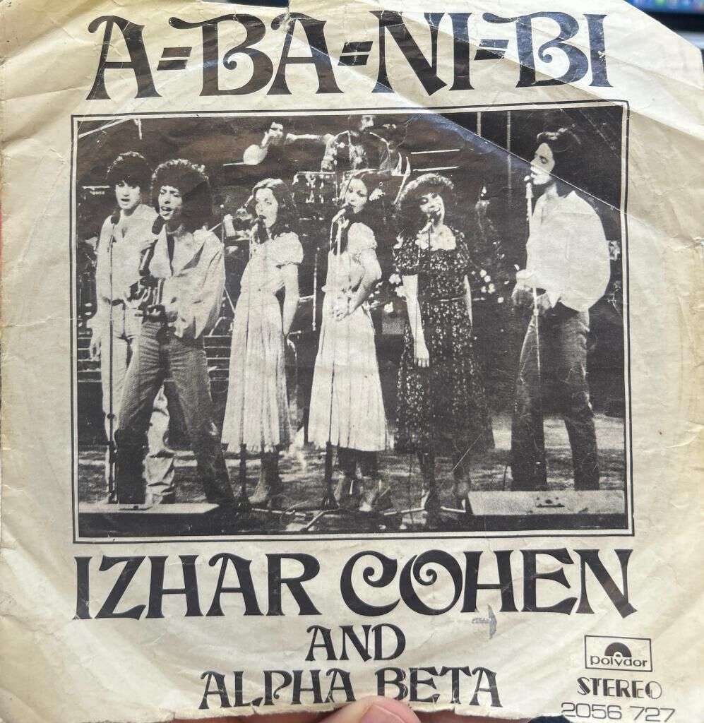 Izhar Cohen And Alpha Beta – A-Ba-Ni-Bi 1978 BASKI 45LİK