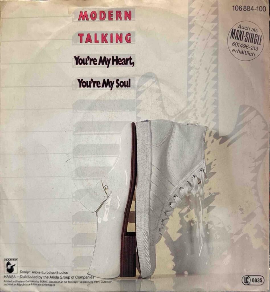 Modern Talking – You're My Heart, You're My Soul 45'lik