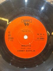 Sammy Davis, Jr – Baretta / I Heard A Song 1978 BASKI 45LİK