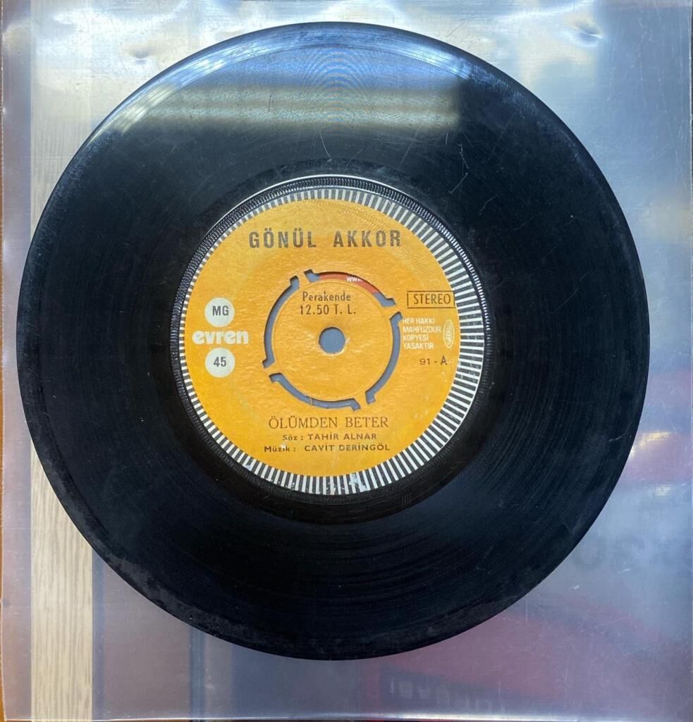 Gönül Akkor – Ölümden Beter / Gelen İçiyor Giden İçiyor 45'lik