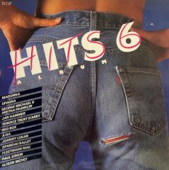Hits Album 6 Madonna , Chris Isaak , Simply Red , A-Ha , Bruce Springsteen , Spandau Ballet , Fleetwood Mac ve diğerleri 1987 BASKI 2XLP