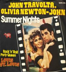John Travolta, Olivia Newton-John – Summer Nights 45'lik