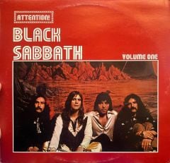 Black Sabbath – Attention! Black Sabbath Volume One , Paranoid ,  Iron Man , The Wizard bu albümde 1975 İNGİLTERE BASKI LP