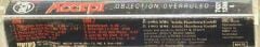 DİKKAT KASET !!! Accept – Objection Overruled Kaset
