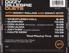 Dikkat CD Dizzy Gillespie With Sonny Rollins And Sonny Stitt – Duets