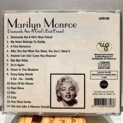 DİKKAT CD CD Marilyn Monroe – Diamonds are A Gilrl's Best Friend CD CD