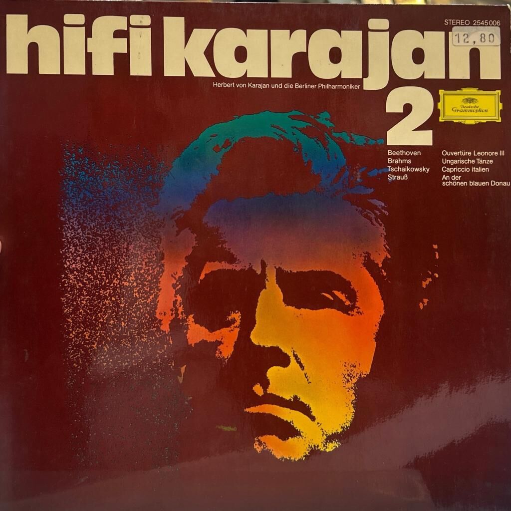 Hifi Karajan 2 - Beethoven , Brahms , Tschaikowsky ,  Johann Strauß 1972 BASKI LP