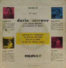 Dario Moreno – Guitare Et Tambourin  45'lik