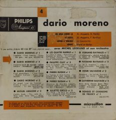 Dario Moreno – 4 - Un Ange Comme Ça 45'lik
