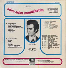 Fevzi Atlıoğlu – Adım Adım Memleketim (Folklorumuzdan Seçme Oyun Havaları) LP