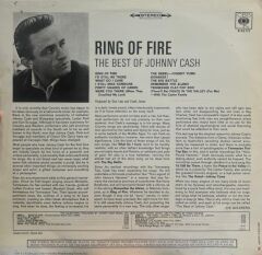Johnny Cash – Ring Of Fire - The Best Of Johnny Cash 1969 BASKI LP