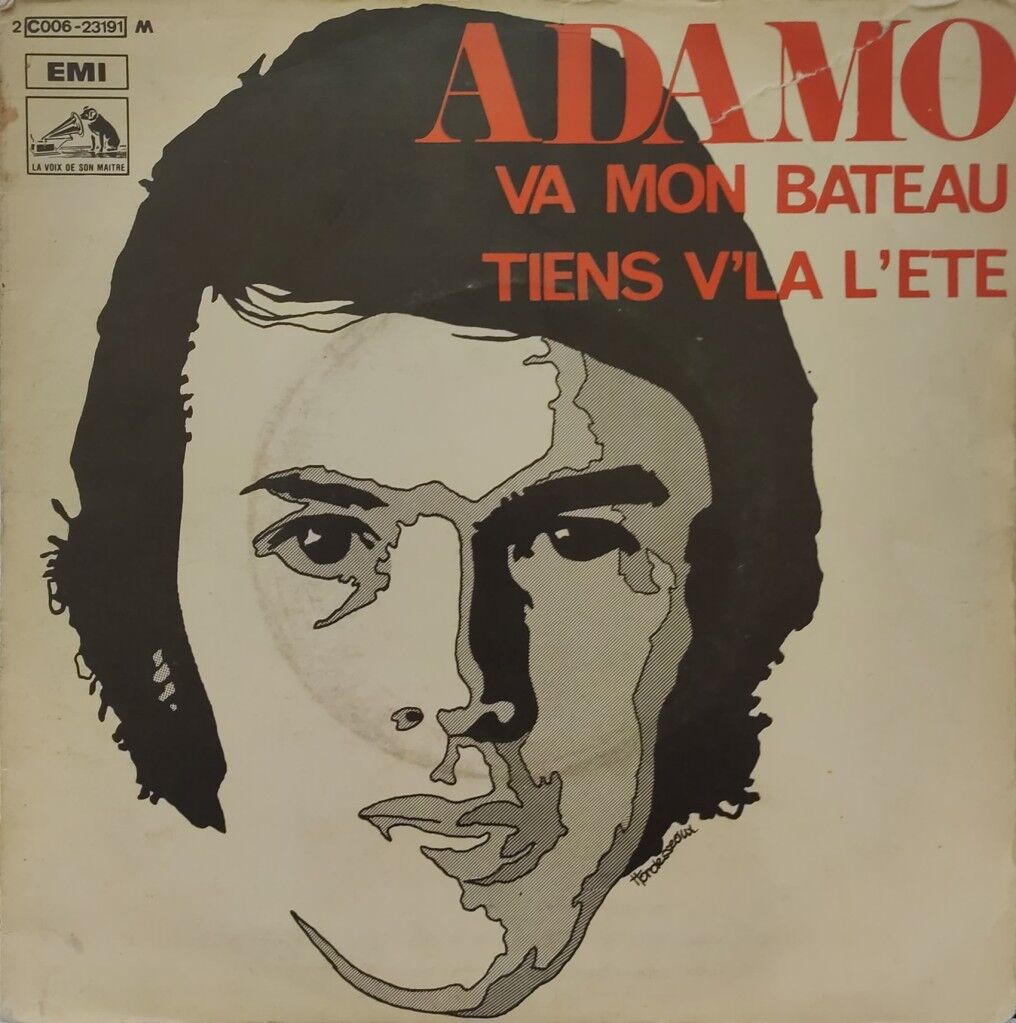 Adamo – Va Mon Bateau / Tiens V'la L'Été 45'lik