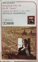 KASET Mozart, Sir Neville Marriner – Symphonies No. 40 No.36 ''Linzer'' 1989 BASKI KASET
