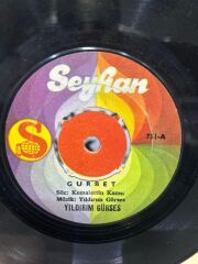 Yıldırım Gürses ‎– Gurbet / Aşkımın Vebali 1972 BASKI 45LİK