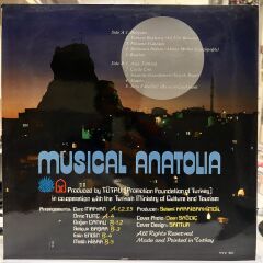 Musical Anatolia - Garo Mafyan , Onno Tunç , Doğan Canku , Selçuk Başar , Esin Engin , Melih Kibar 1985 baskı LP