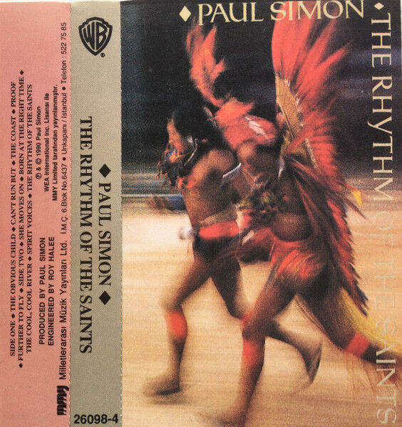 DİKKAT KASET !!! Paul Simon – The Rhythm Of The Saints Kaset