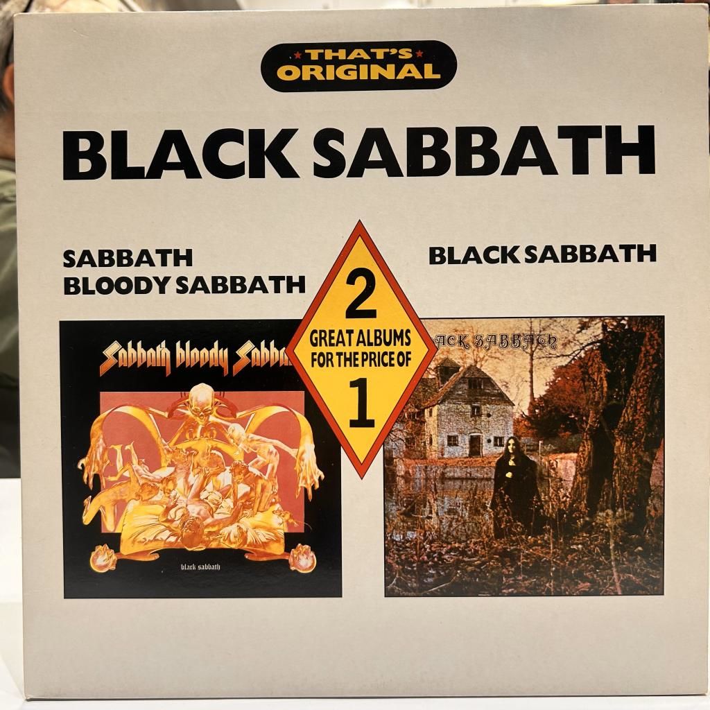 Black Sabbath ‎– Sabbath Bloody Sabbath / Black Sabbath 1988 BASKI LP İKİ ALBÜM BİRARADA