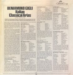 Beniamino Gigli – Italian Classical Arias (Arie Antiche)