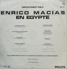 Enrico Macias – En Egypte LP