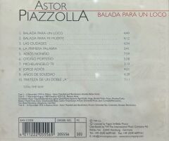 DİKKAT DİKKAT CD Astor Piazzolla - Balada Para Un Loco 2000ler BASKI CD