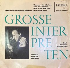 Wolfgang Amadeus Mozart, Yehudi Menuhin, Bath Festival Orchester – Konzert Für Violine Und Orchester D-dur KV 218 Und D-dur KV 271a