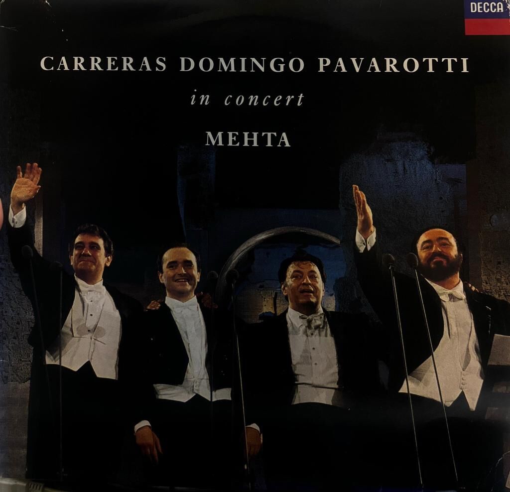 Carreras , Domingo , Pavarotti , Mehta ‎– In Concert 1990 BASKI LP