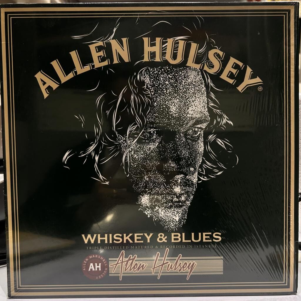 Allen Hulsey ‎– Whiskey & Blues (Triple Distilled Matured & Recorded In Istanbul) YEŞİL RENKLİ PLAK LP