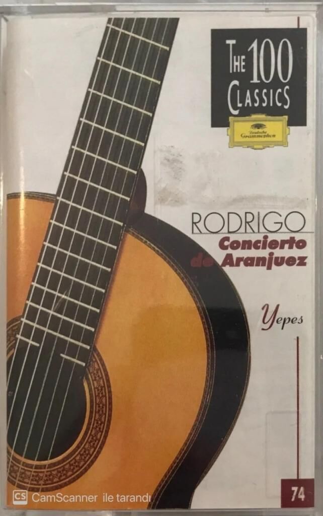Rodrigo, Yepes – Concierto De Aranjuez  DİKKAT KASET